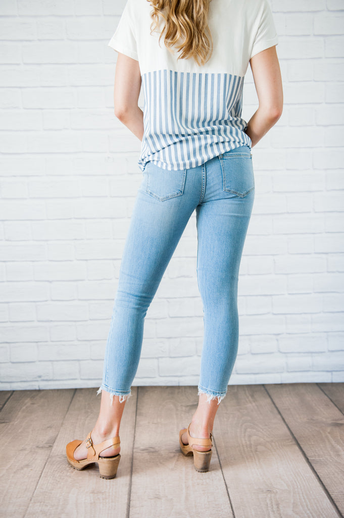 Penny Cropped Denim Jeans
