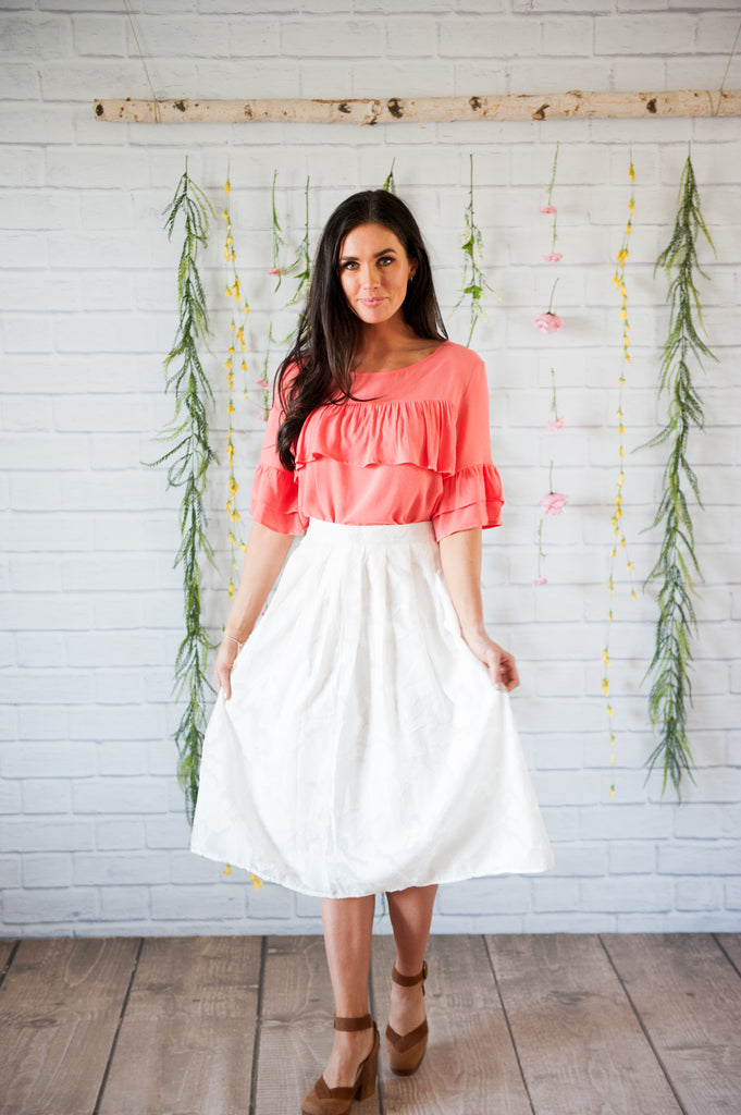 Dove Lace Skirt
