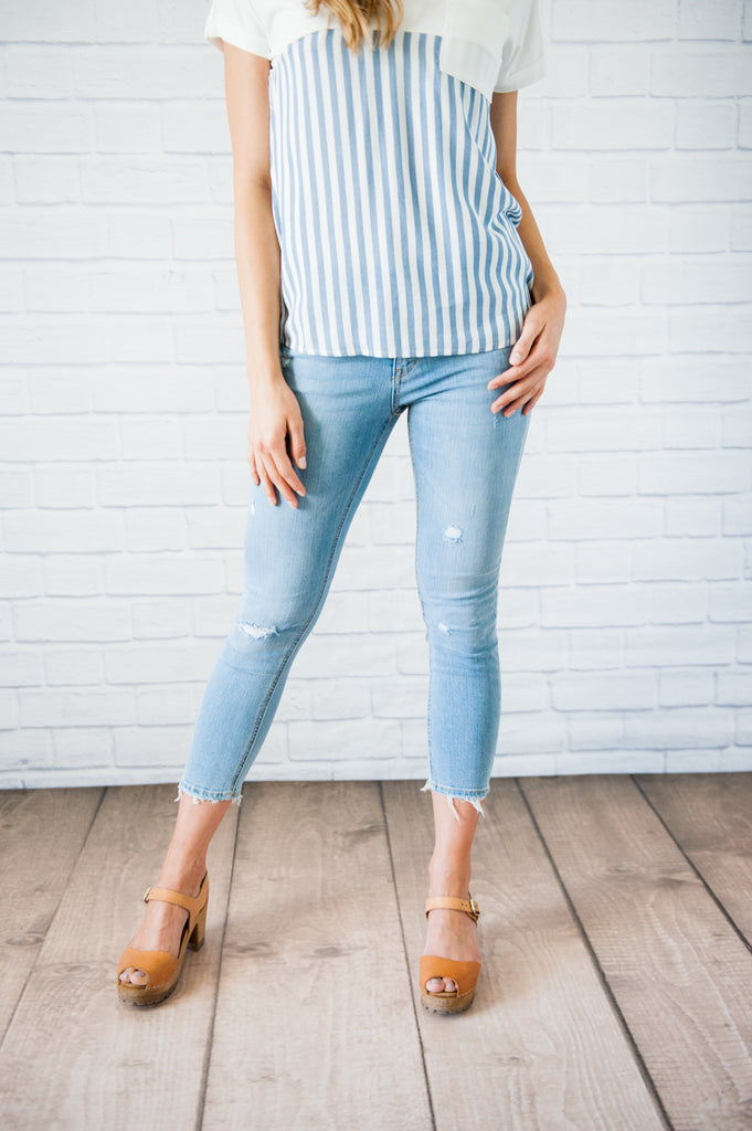 Penny Cropped Denim Jeans
